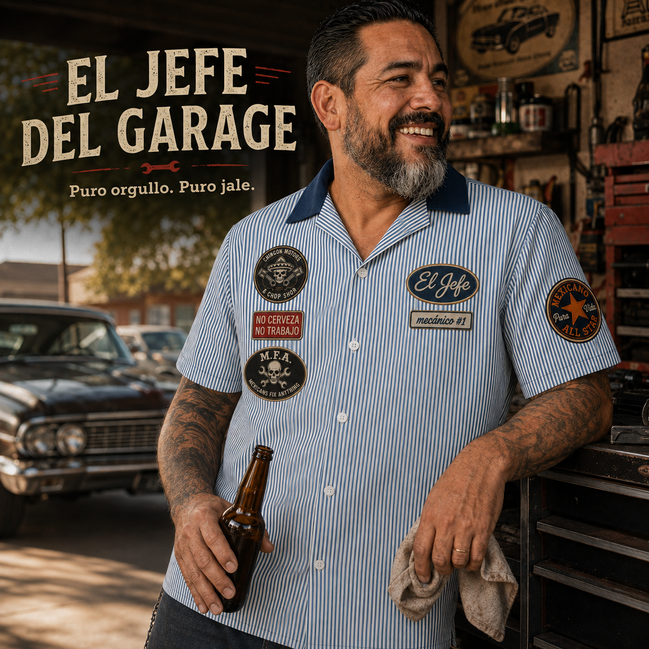 El Jefe Barrio Garage Guayabera Shirt