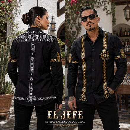 El Jefe Guayabera Long Sleeve