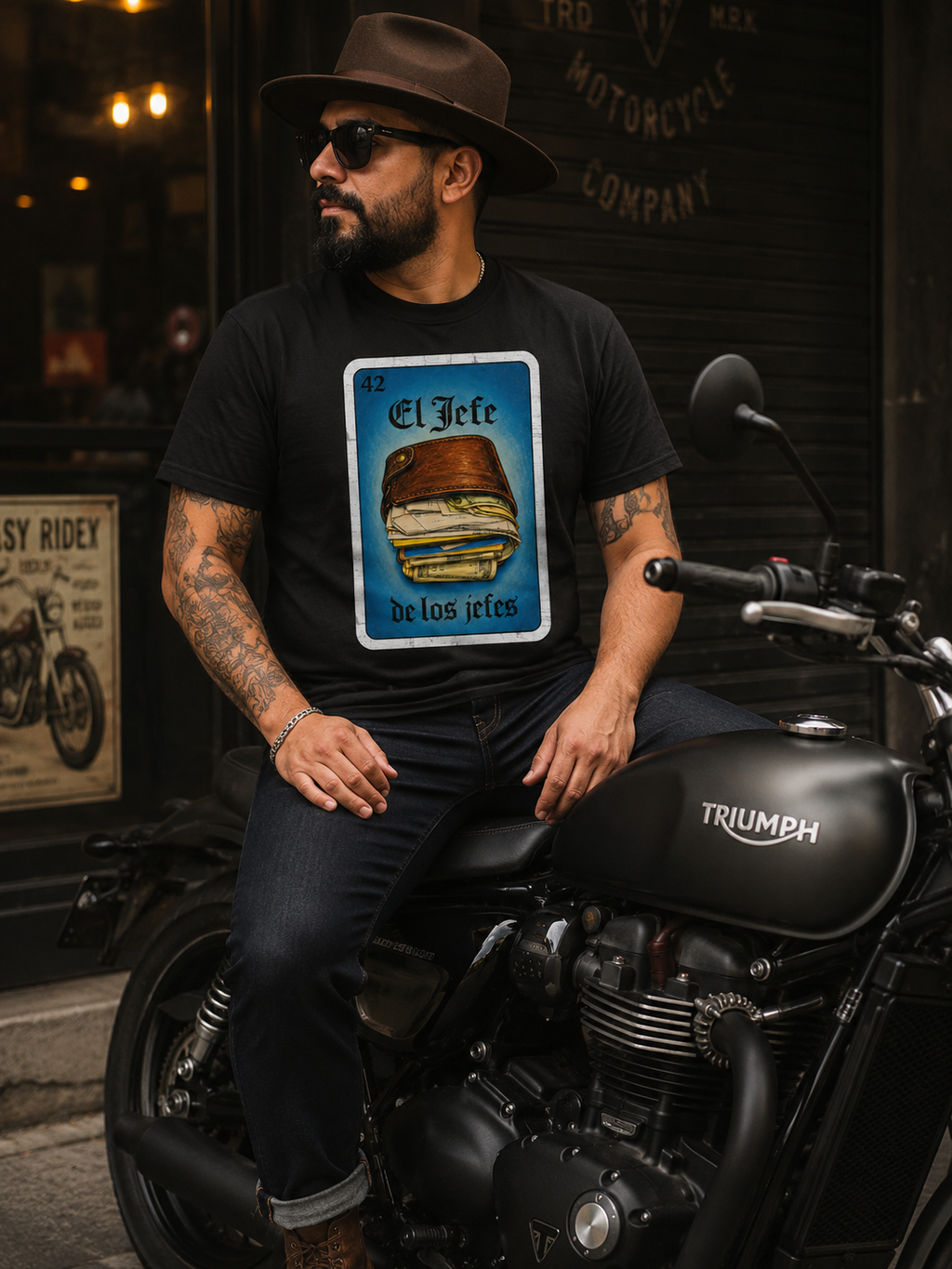 El Jefe Loteria Wallet T Shirt