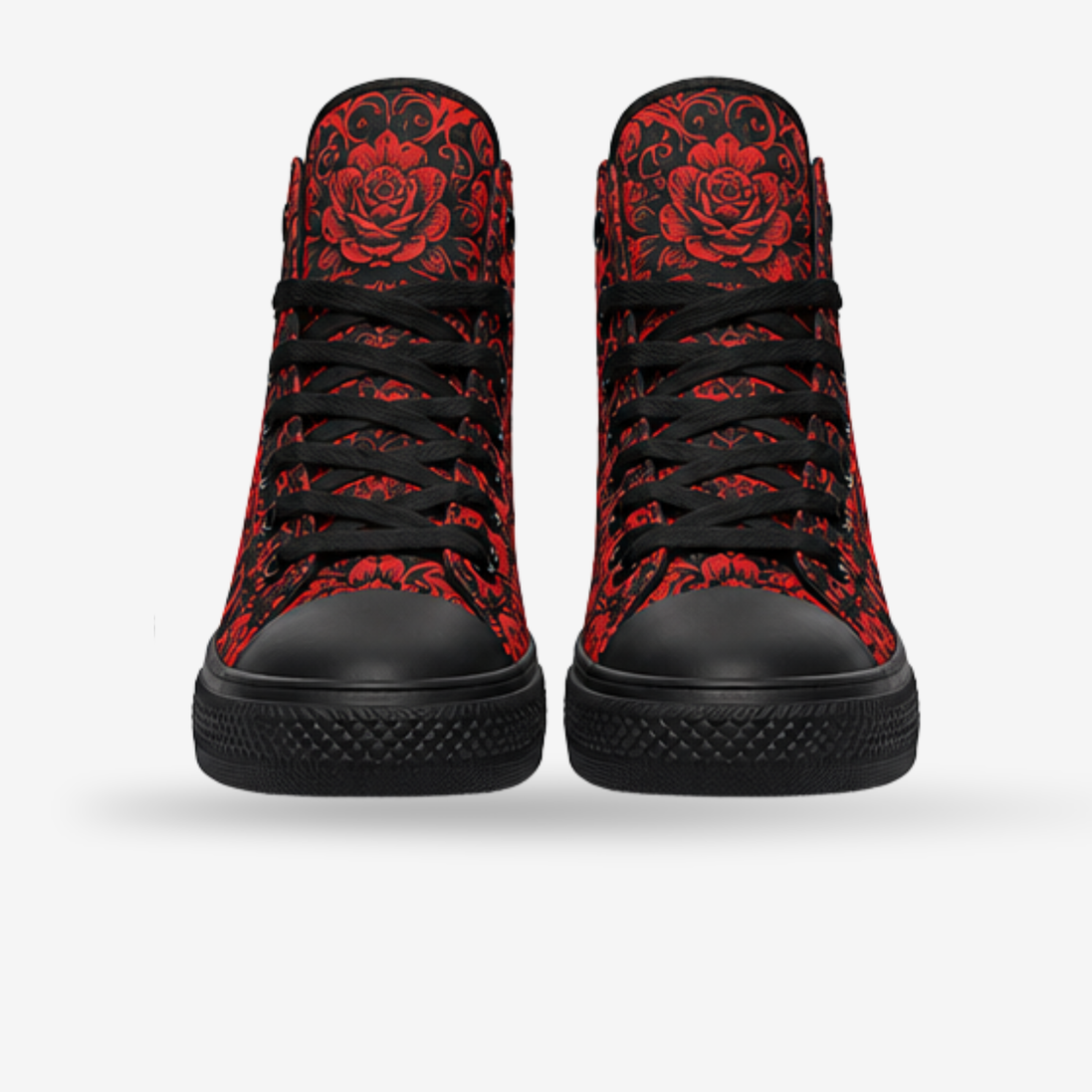 Calavera Red High Tops