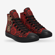 Calavera Red High Tops