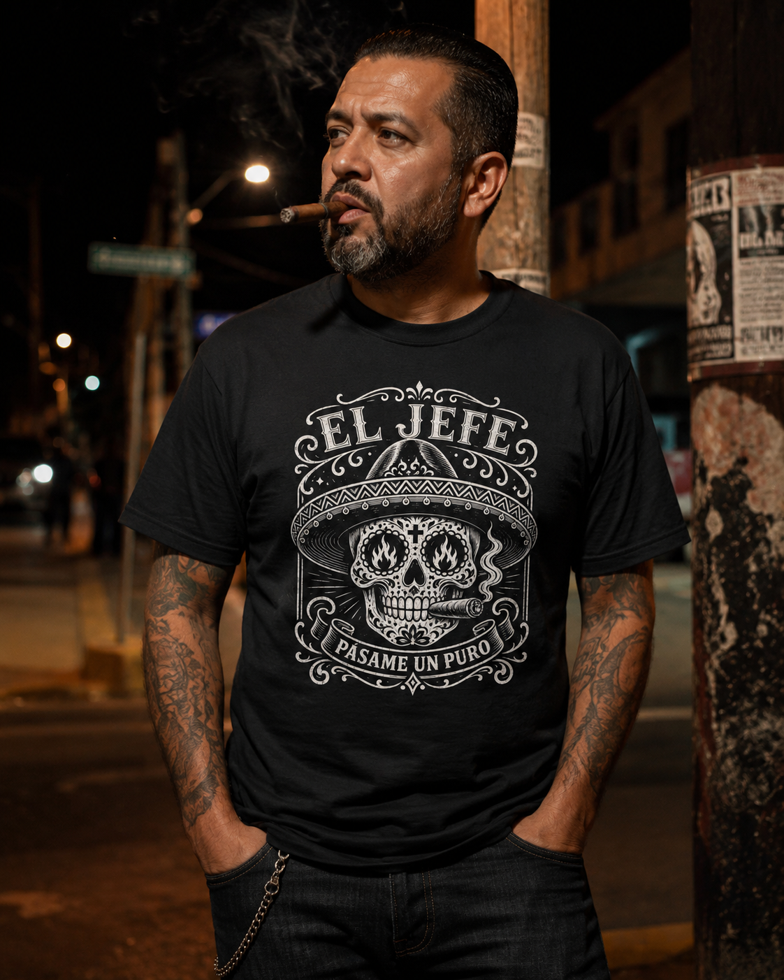 El Jefe Pasame Un Puro Rocks T Shirt