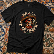 El Más Chingón El Jefe Old School T Shirt