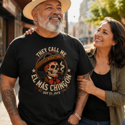 El Más Chingón El Jefe Old School T Shirt