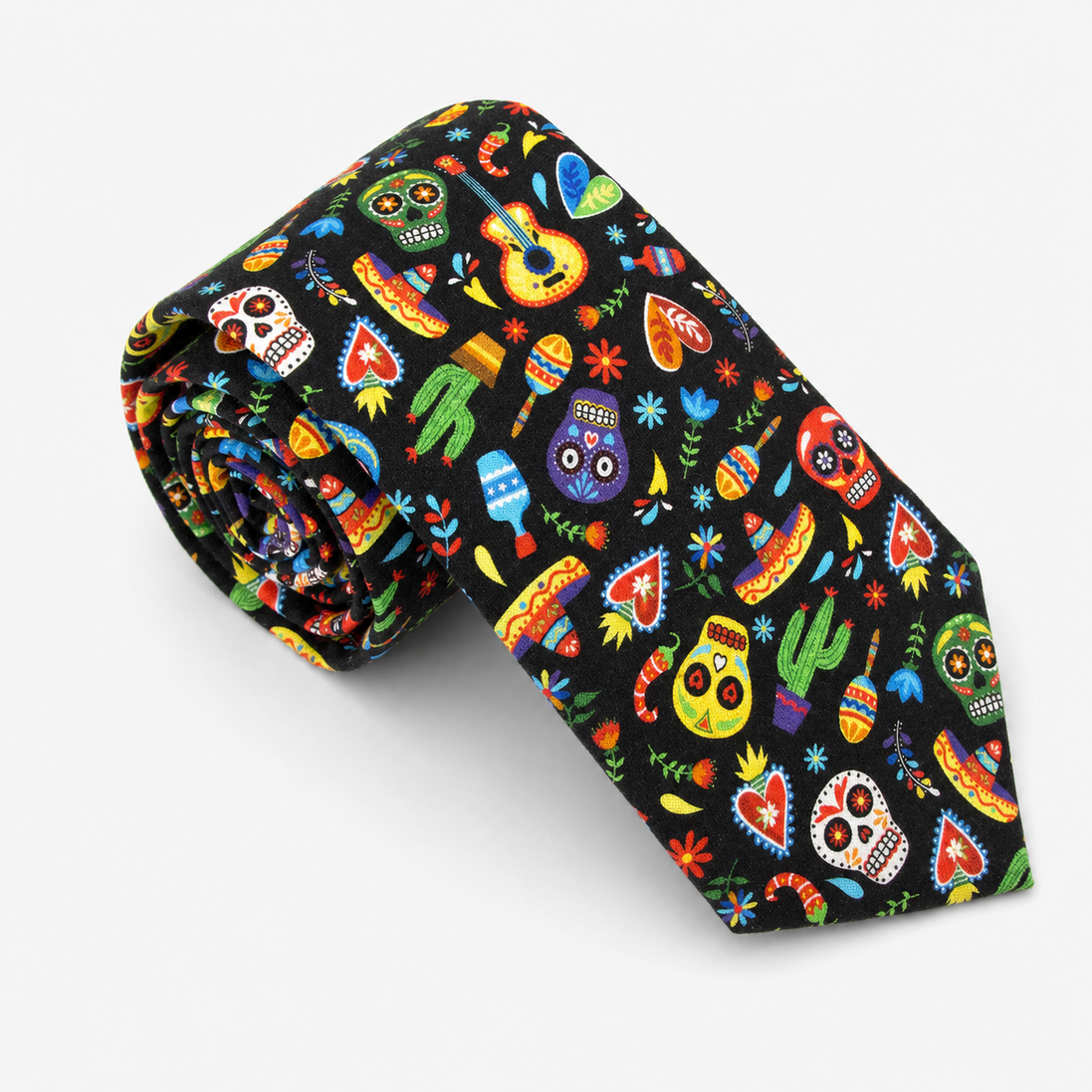 Fiesta de Calaveras Necktie