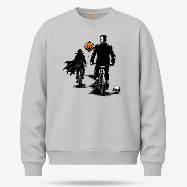 Franky And Drac Halloween Ride Sweater