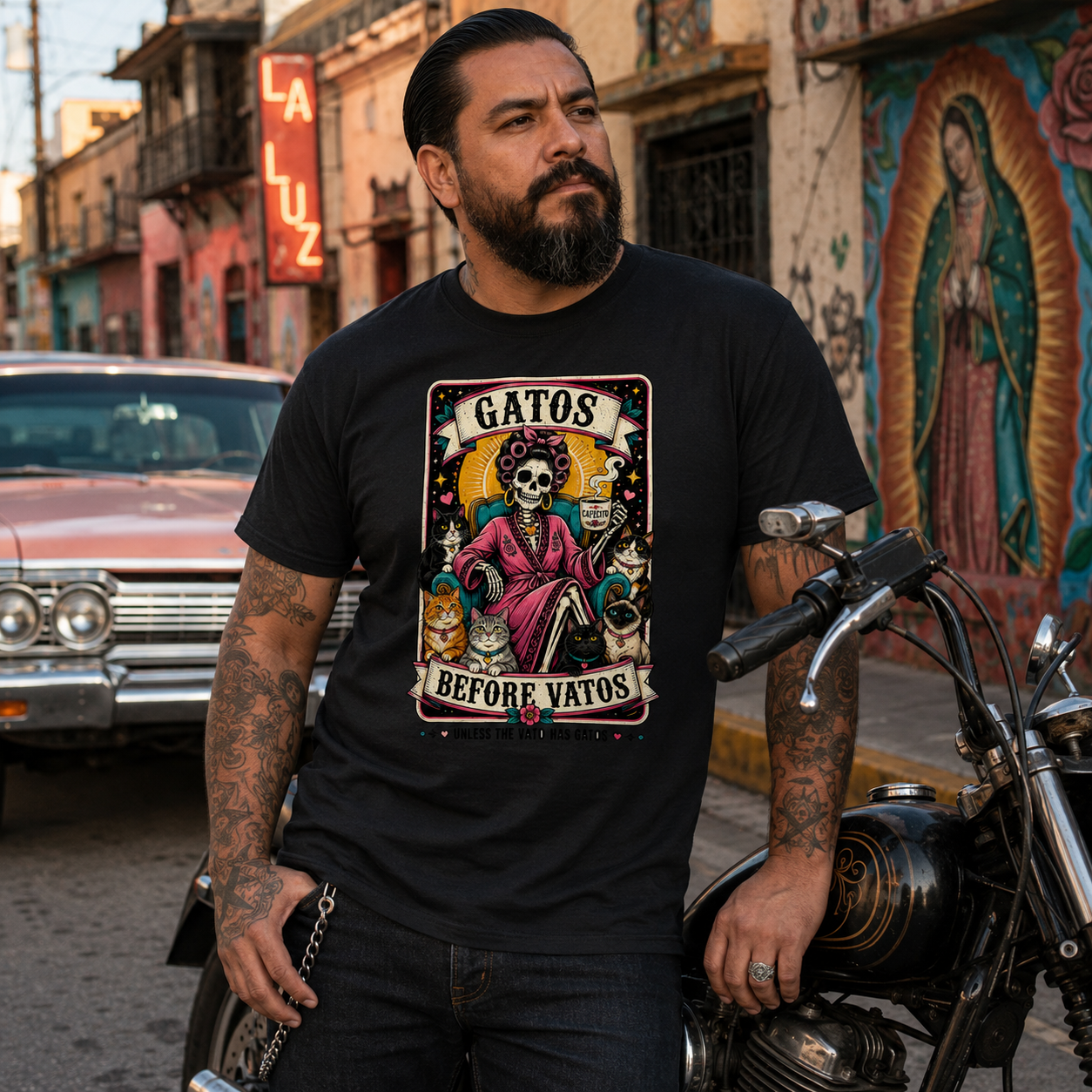Gatos Before Vatos Unless The Vato Has Gatos T Shirt