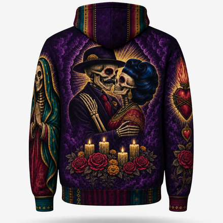 Hasta La Muerte Noche Amatista Hoodie