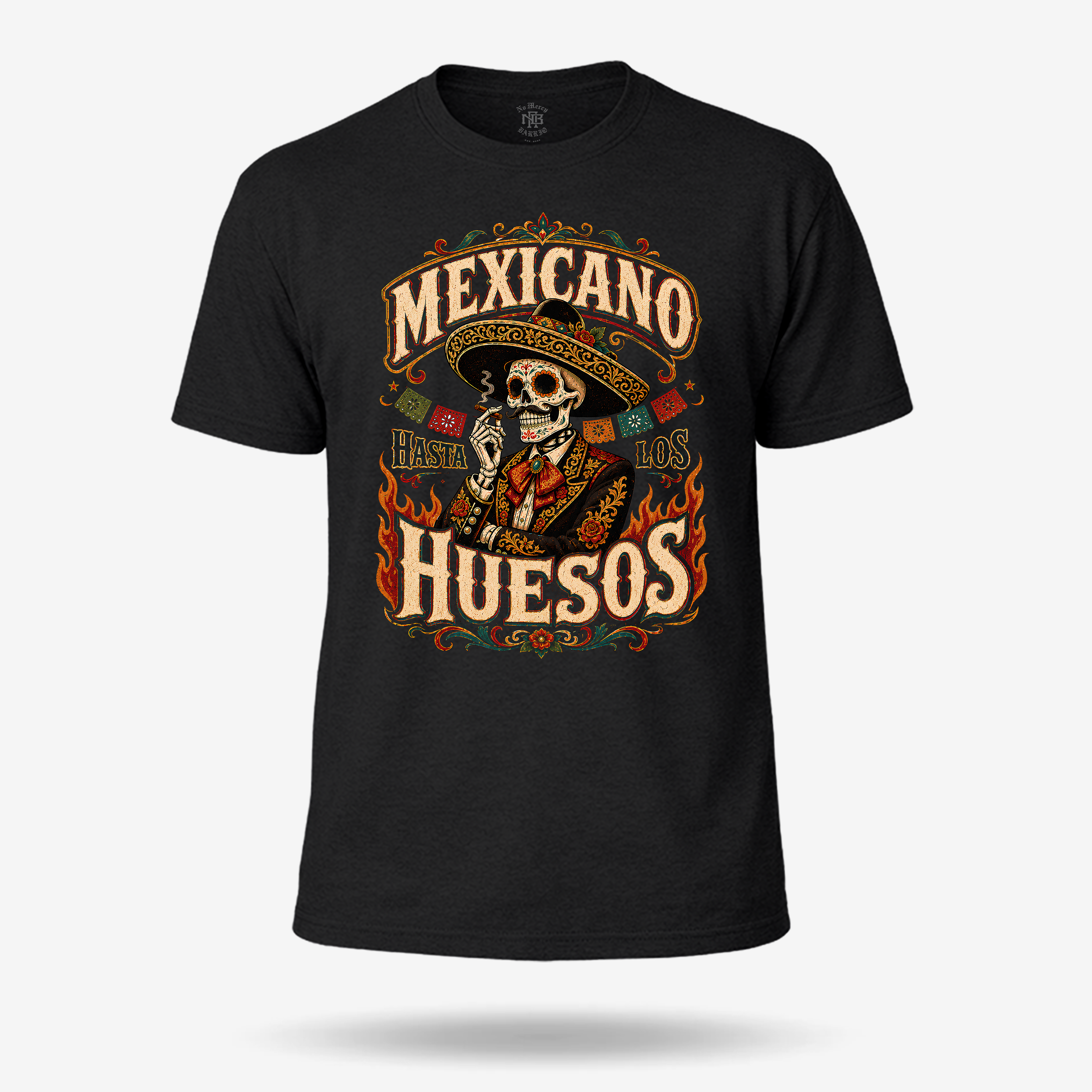 Hasta Los Huesos Calavera T Shirt