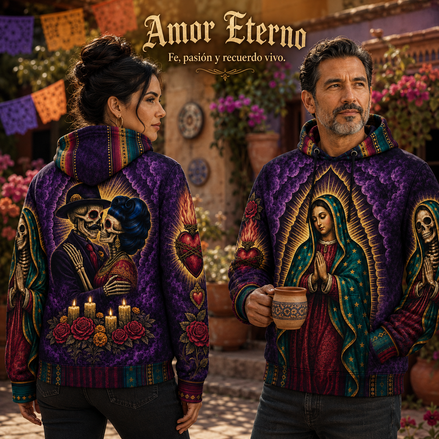 Hasta La Muerte Noche Amatista Hoodie