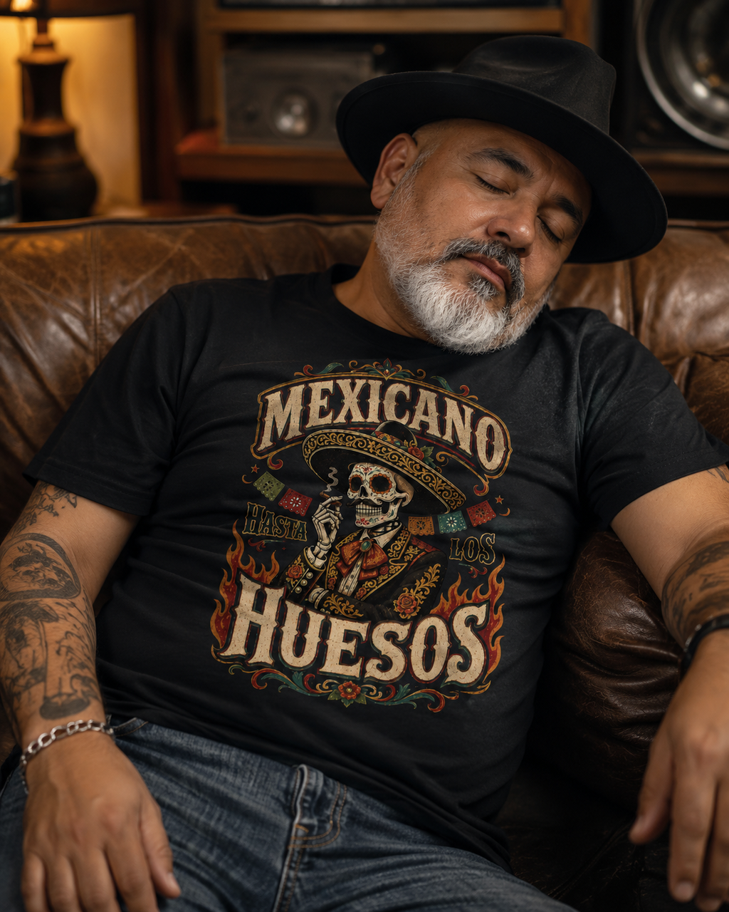 Hasta Los Huesos Calavera T Shirt