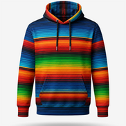 Horizonte Serape All Over Dye Sublimation Hoodie