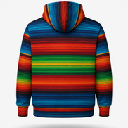 Horizonte Serape All Over Dye Sublimation Hoodie