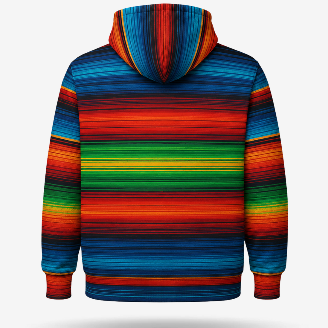 Horizonte Serape All Over Dye Sublimation Hoodie