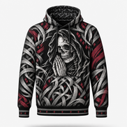 Oración entre Sombras y Letras Hoodie