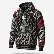 Oración entre Sombras y Letras Hoodie