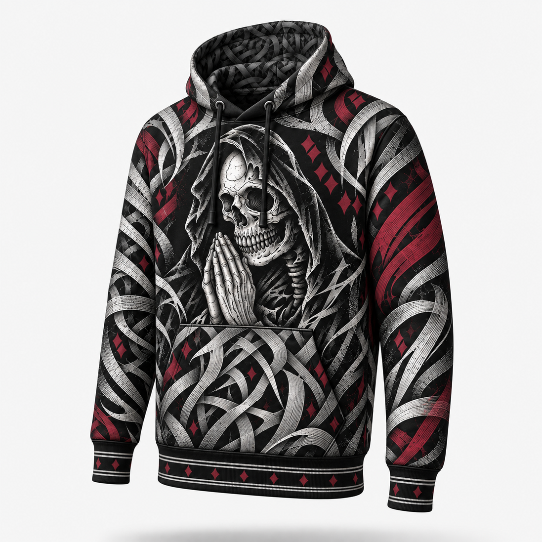Oración entre Sombras y Letras Hoodie