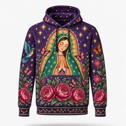 Guadalupe – Celestial Bloom Hoodie