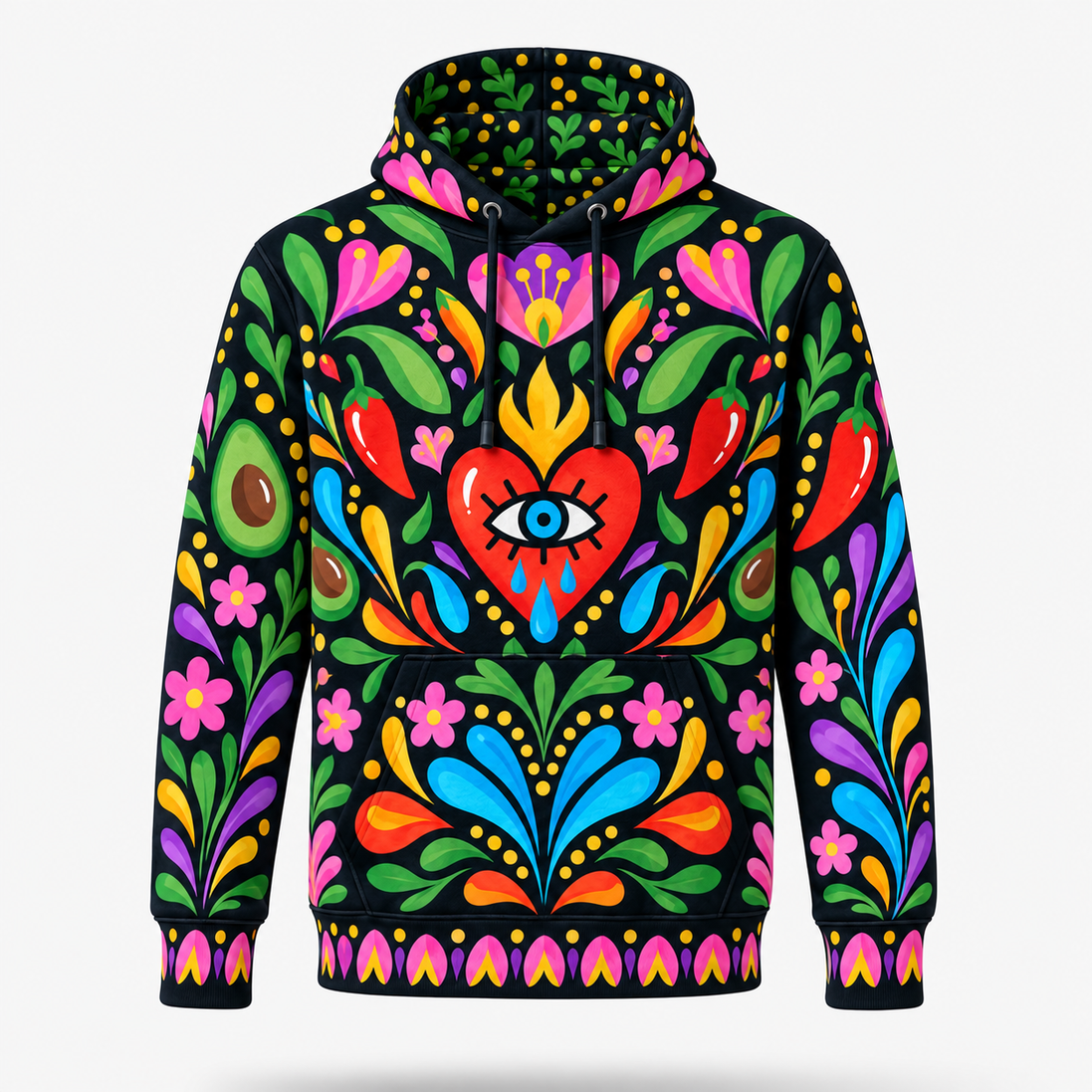 Donde el Corazón Siempre Florece Hoodie