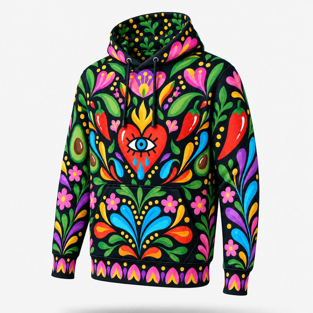 Donde el Corazón Siempre Florece Hoodie