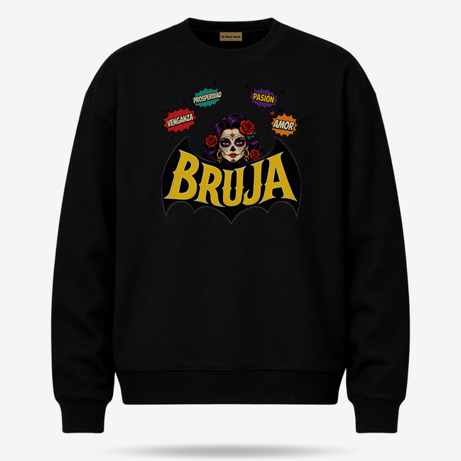 La Bruja Bat Action Sweater