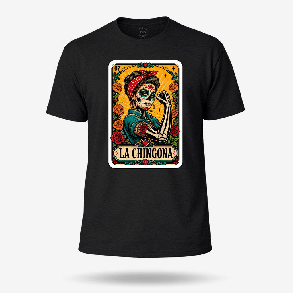 La Chingona Loteria Card T Shirt