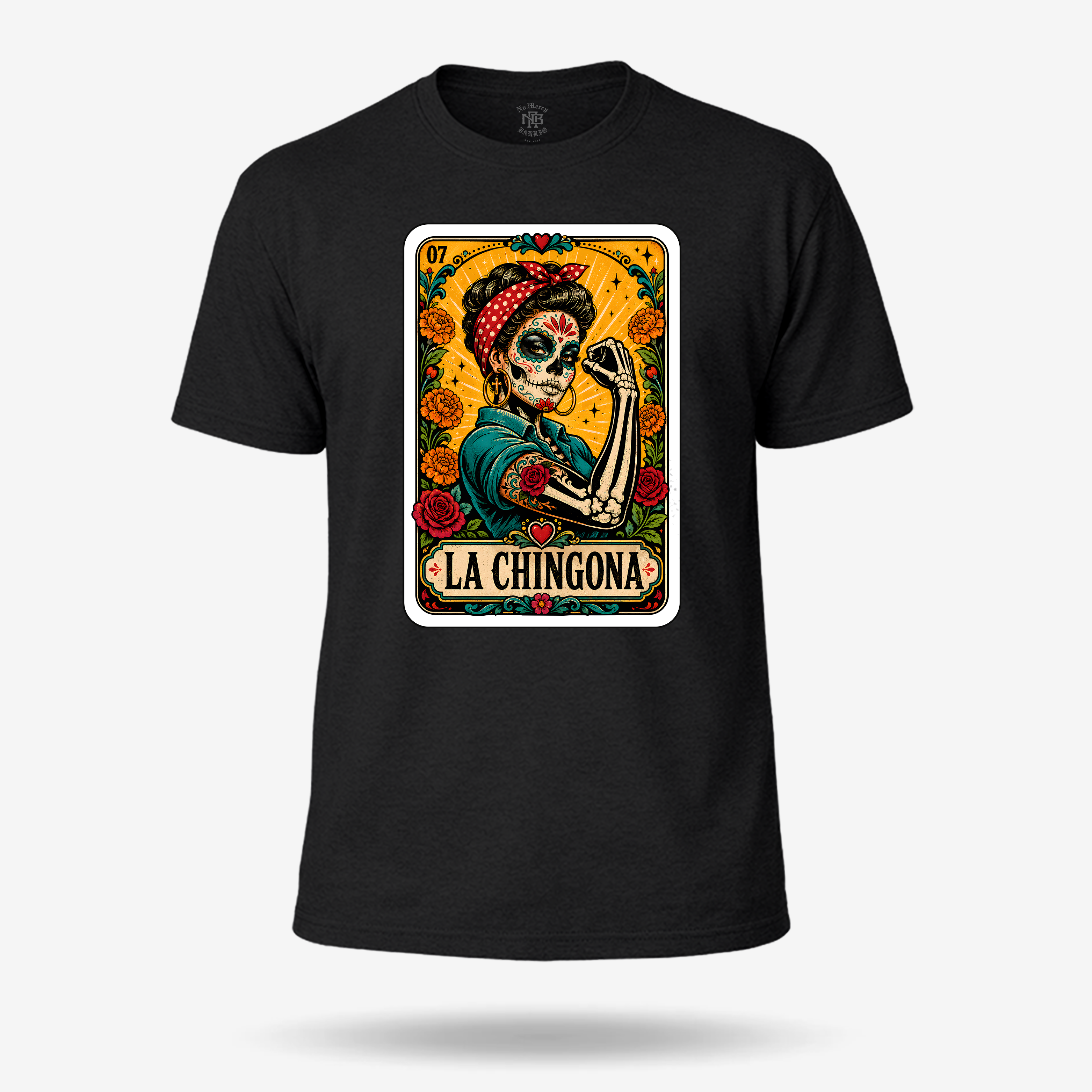La Chingona Loteria Card T Shirt