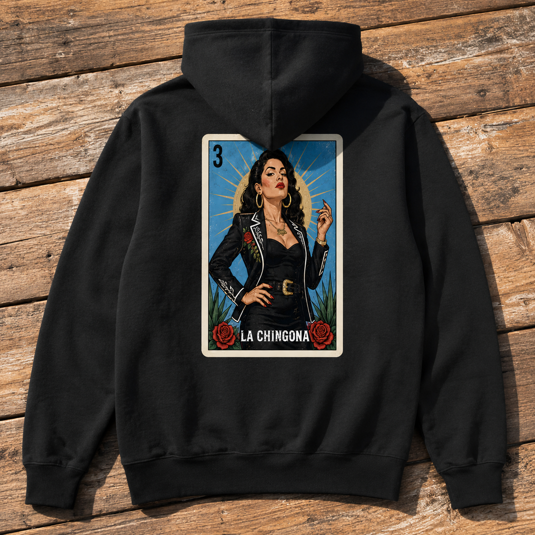 La Chingona No Se Deja Hoodie