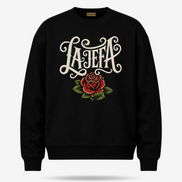 La Jefa Rose Script Sweater