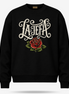 La Jefa Rose Script Sweater