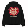 La Mamá Más Chingona Flame Heart Hoodie