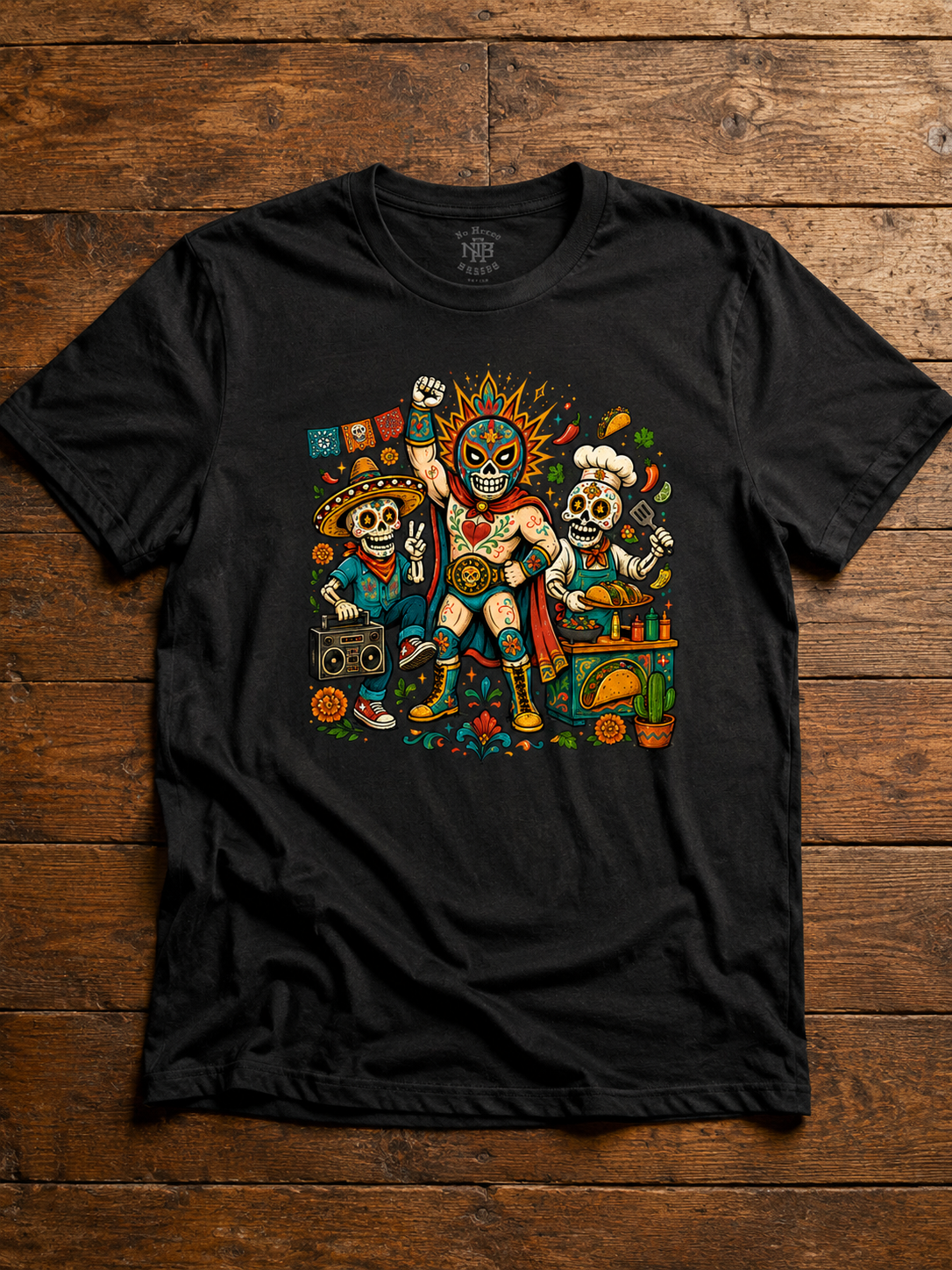 Los Chidos Tres Amigos T Shirt
