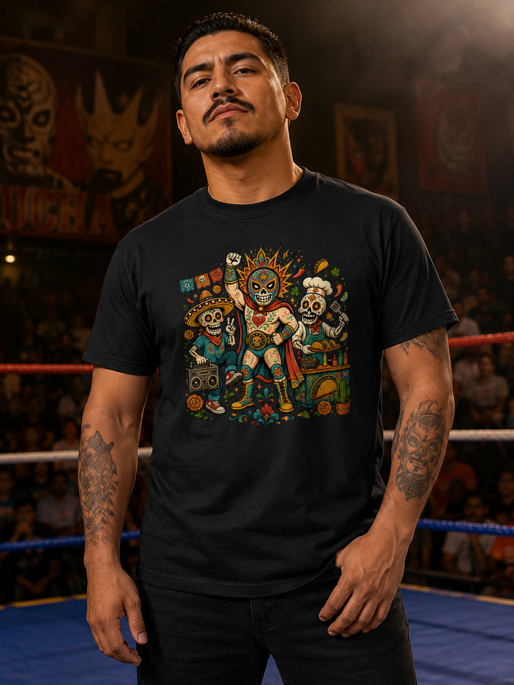 Los Chidos Tres Amigos T Shirt