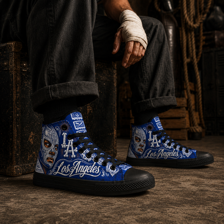 Lucha Libre Legends of Los Angeles High Tops