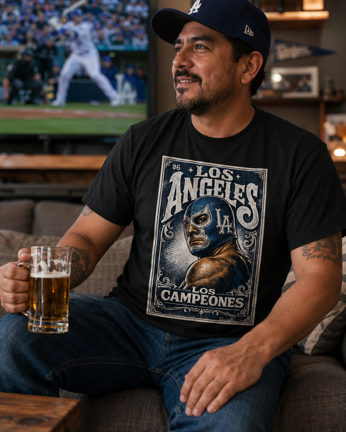 Lucha Los Angeles Loteria T Shirt