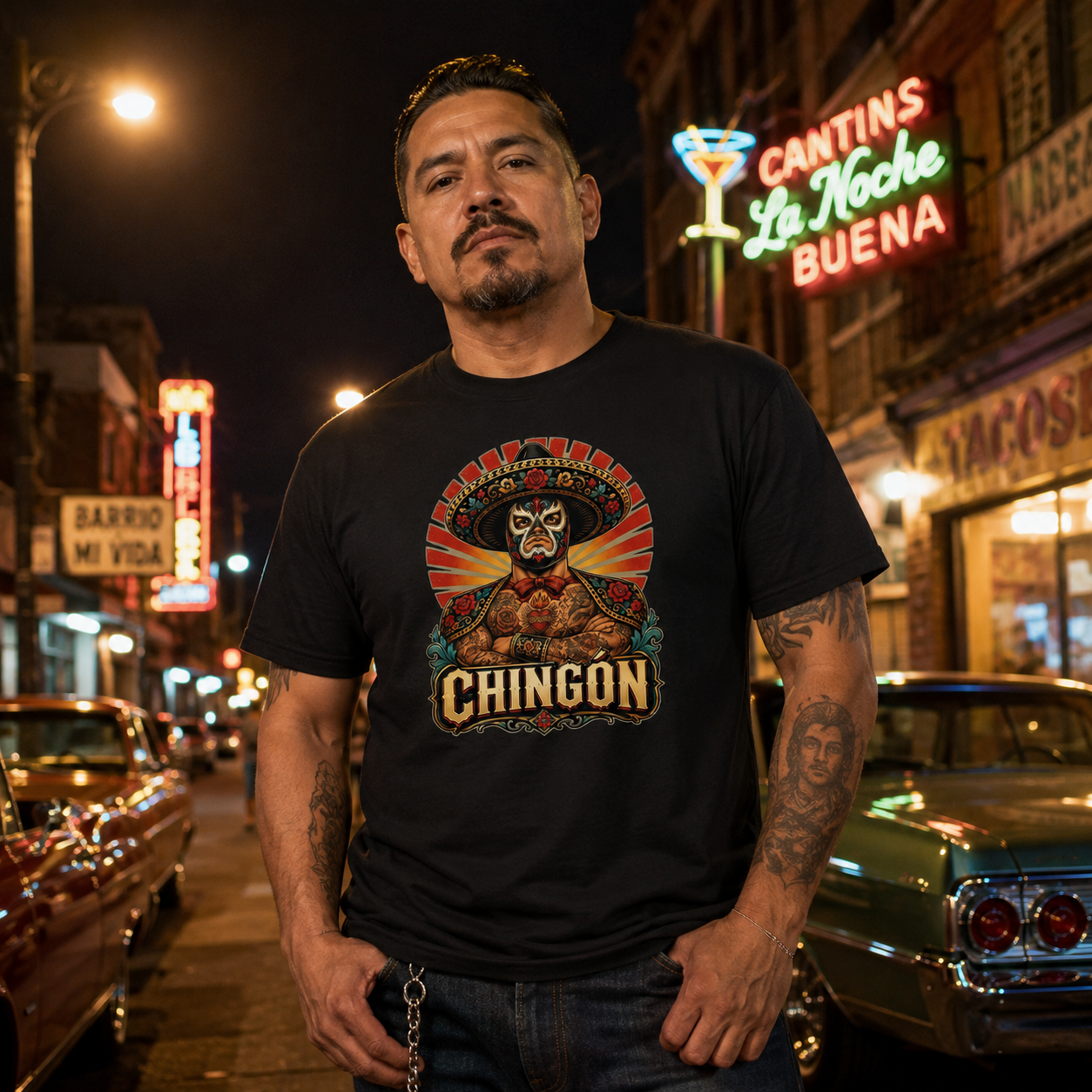 Luchador Chingon T Shirt
