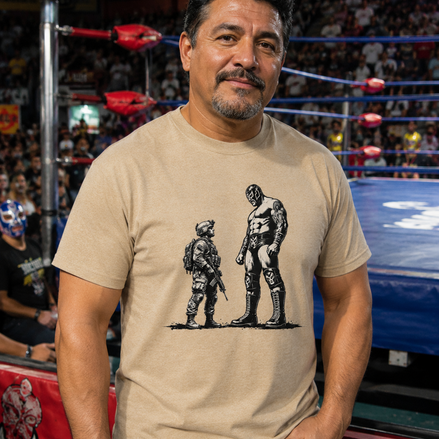 Luchador Vs Everybody Art De La Calle T Shirt