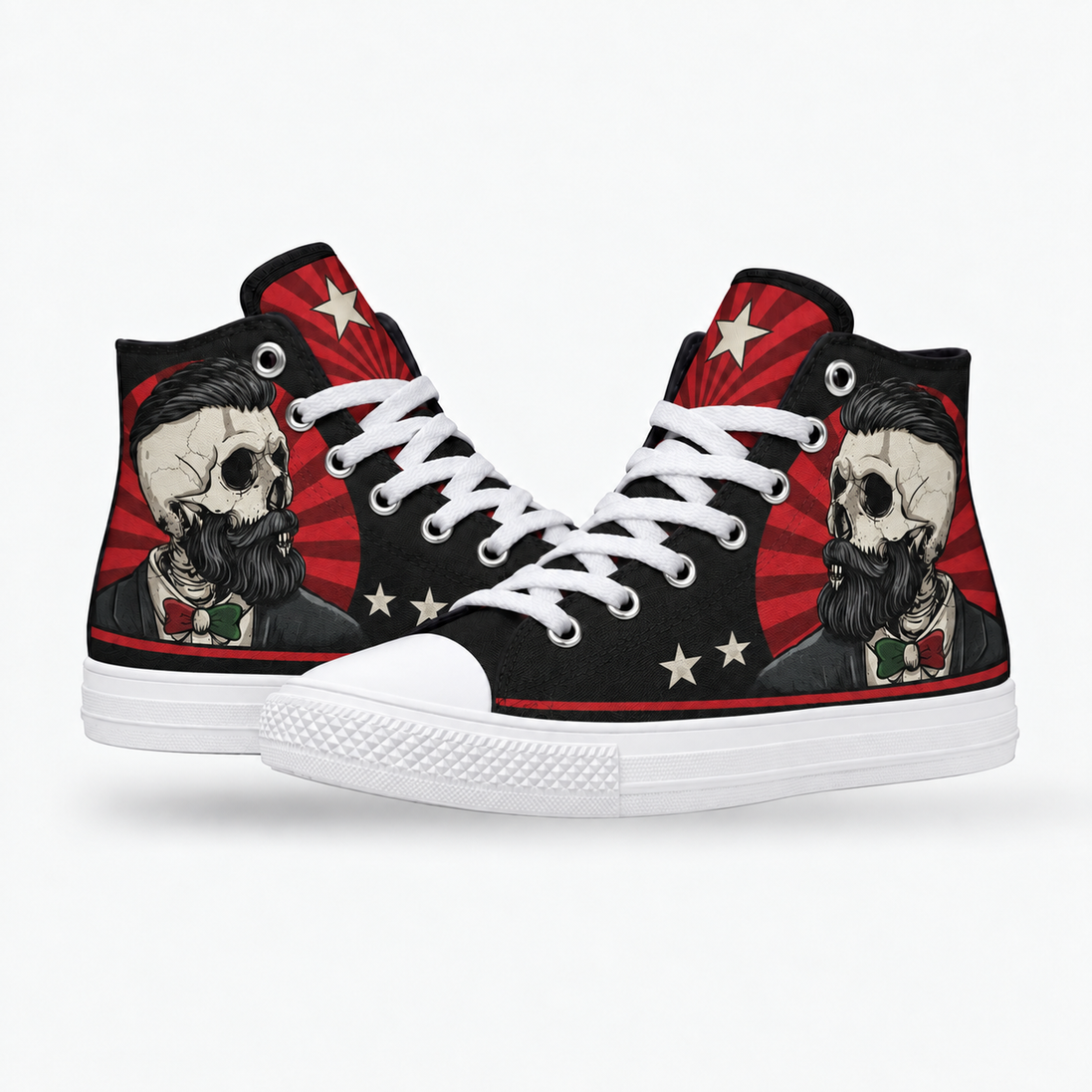Firme y Chingón – Gentleman Skull High Tops