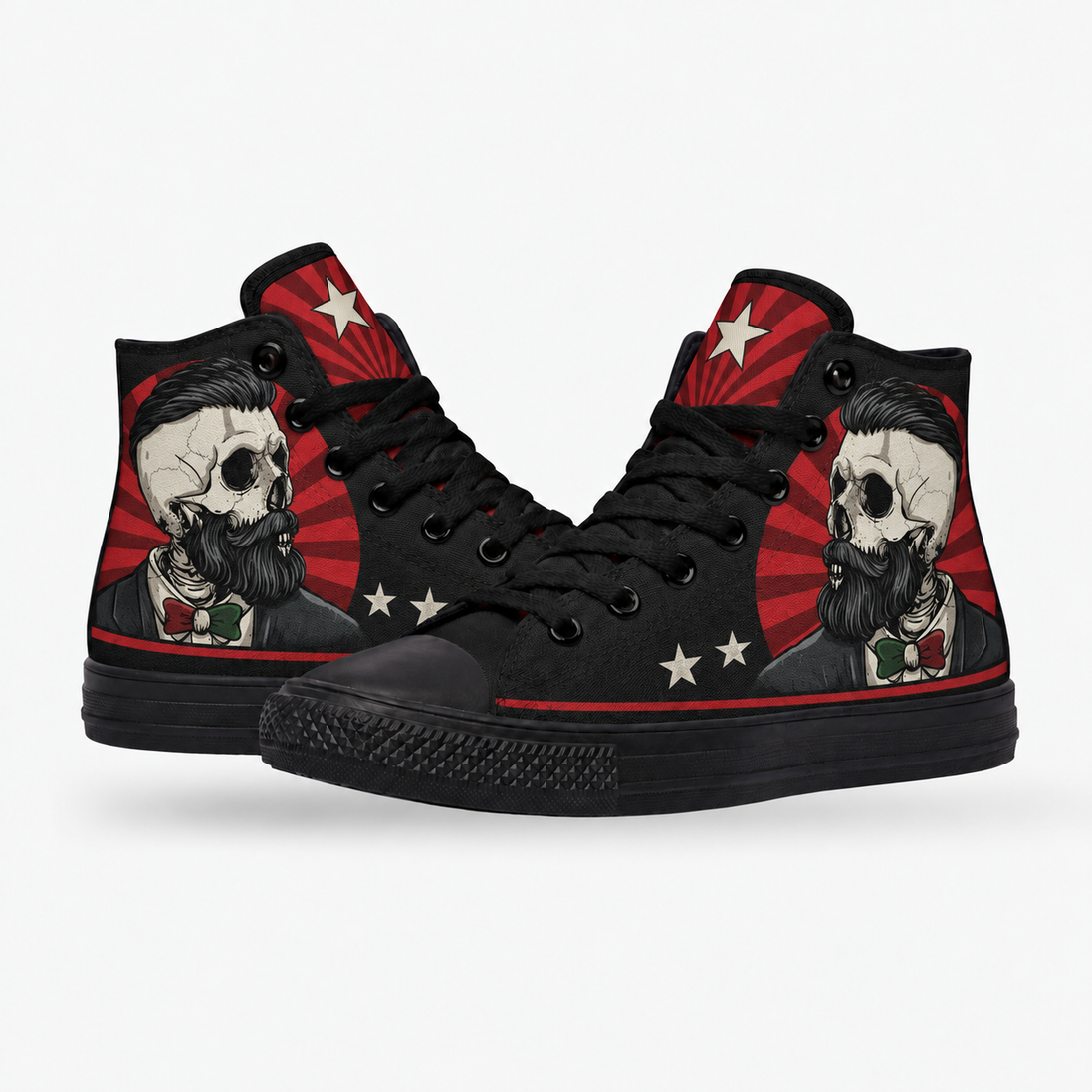 Firme y Chingón – Gentleman Skull High Tops