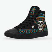 El Jefe – Sombrero Skull High Tops