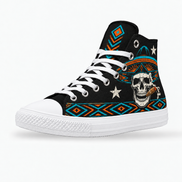 El Jefe – Sombrero Skull High Tops