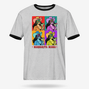 Margarita Mama Vintage Pop Ringer Tee