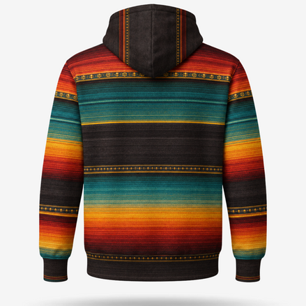 Michoacán Cultura – Fuego Turquesa Hoodie