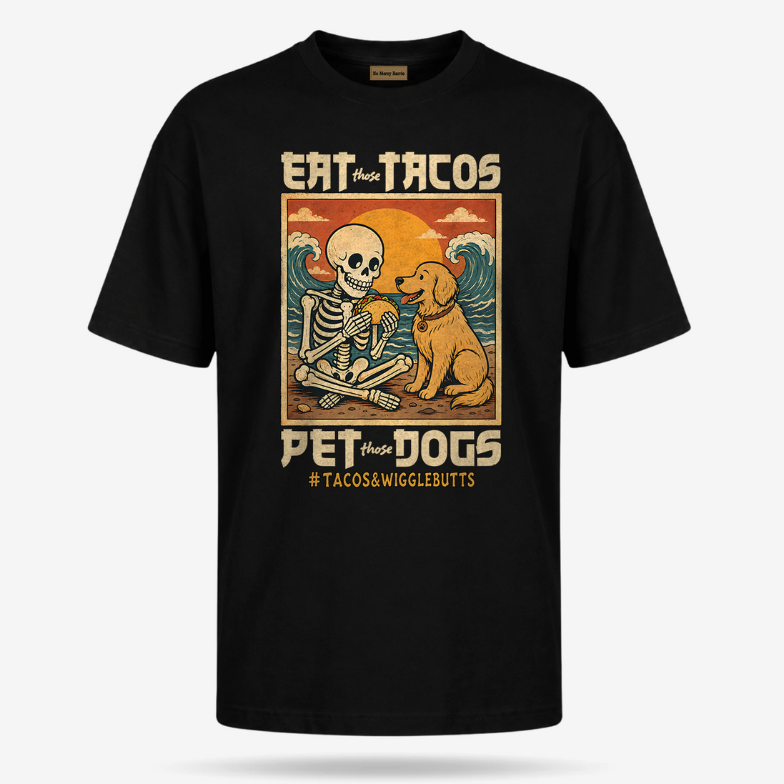 Eat Tacos Pet Dogs Kawaii T Shirt