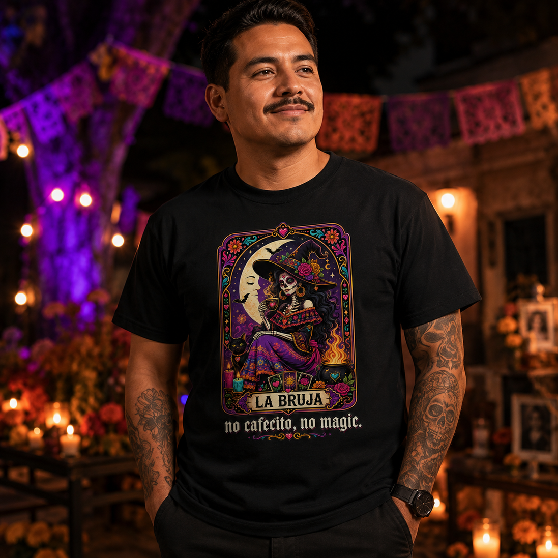No Cafecito No Magic La Bruja T Shirt