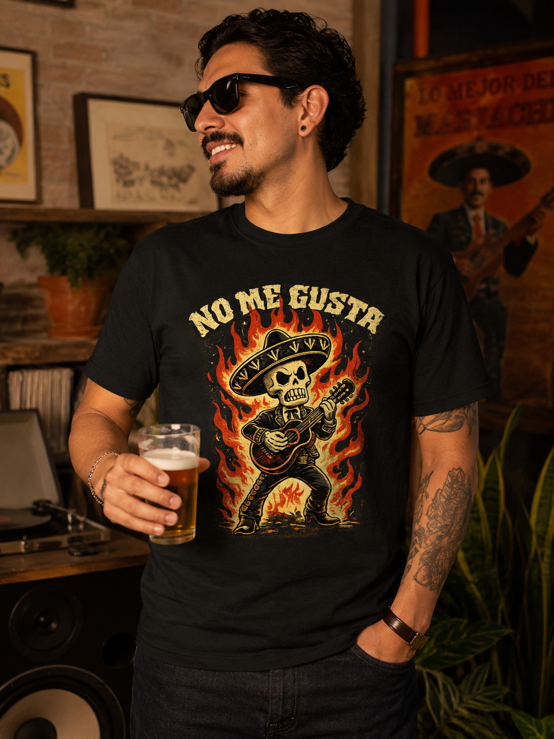 No Me Gusta El Mariachi V 2 T Shirt