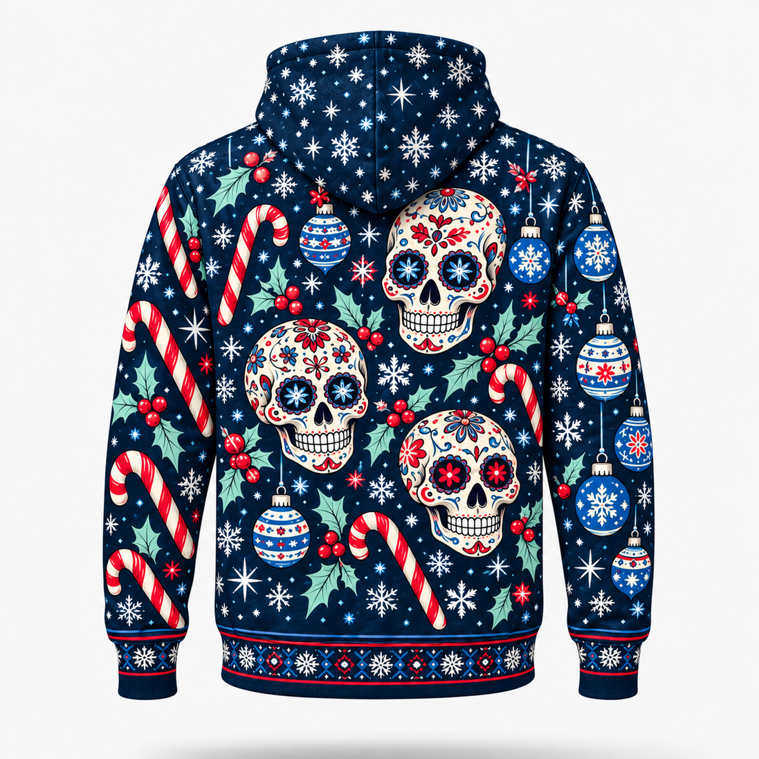 Noche Azul de Calaveras – Winter Magic Hoodie