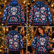 Noche Azul de Calaveras – Winter Magic Hoodie