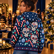 Noche Azul de Calaveras – Winter Magic Hoodie