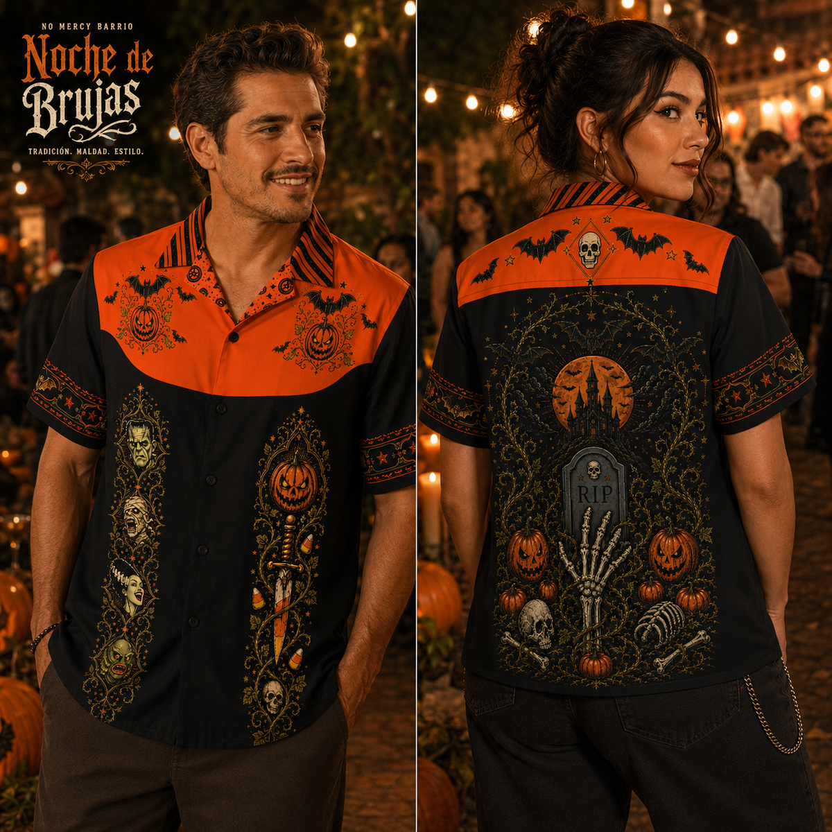 Noche de Espantos Guayabera